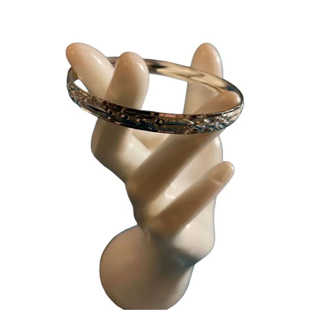 Silver Bangle Bracelet - Picture 13 of 14